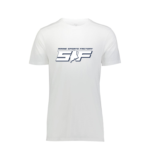 [FTSCUBWH-AS-LOGO1] Decker Men's Tri-Blend T-Shirt - Short Sleeve (Adult S, White, Logo 1)