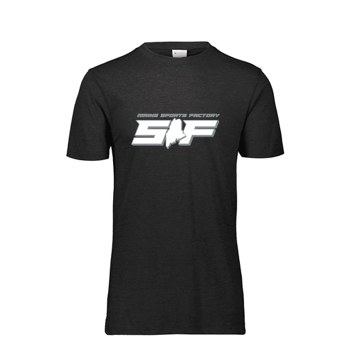 [FTSCUBBK-YS-LOGO2] Decker Youth Tri-Blend T-Shirt - Short Sleeve (Youth S, Black, Logo 2)