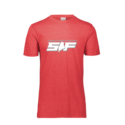 [3066.V96.S-LOGO2] Youth Ultra-blend T-Shirt (Youth S, Red, Logo 2)