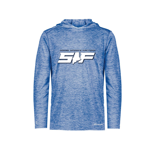 [FOLHCGRY-AS-LOGO1] Decker Men's Charge Hoodie (Adult S, Royal, Logo 1)