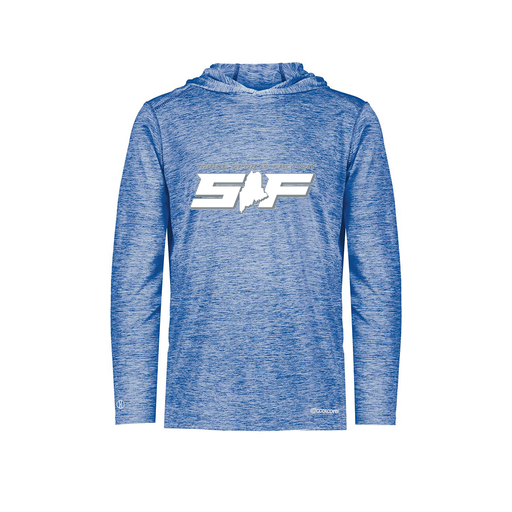 [FOLHCGRY-AS-LOGO2] Decker Men's Charge Hoodie (Adult S, Royal, Logo 2)