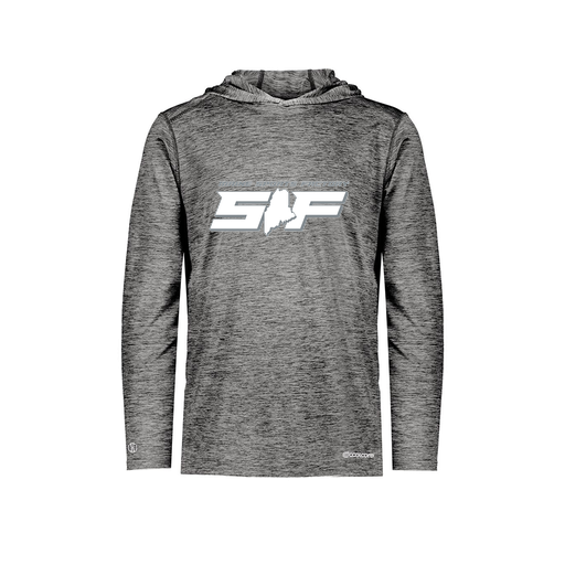 [FOLHCGBK-YS-LOGO2] Decker Youth Charge Hoodie (Youth S, Black, Logo 2)