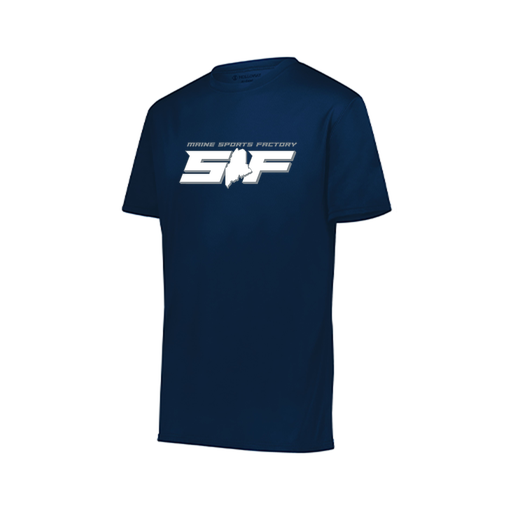 [222818.065.S-LOGO2] Men's Movement Dri Fit Shirt (Adult S, Navy, Logo 2)