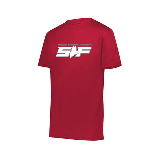 [222819.083.XXS-LOGO2] Youth Movement Dri Fit Shirt (Youth XXS, Red, Logo 2)